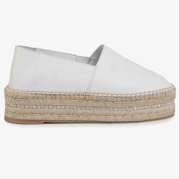 Pinko Julian in white leather size 10